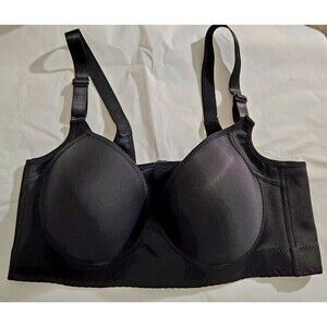 Women's Black Bra 42D Adjustable Straps Unworn Excellent Condition